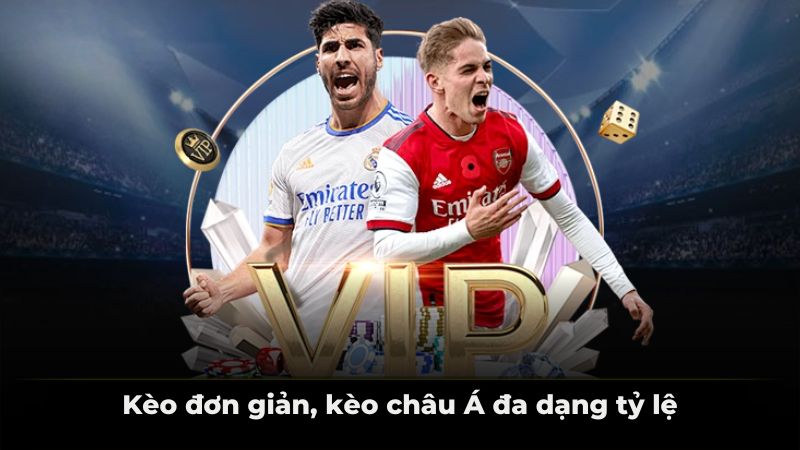 Kèo đơn giản, kèo châu Á đa dạng tỷ lệ